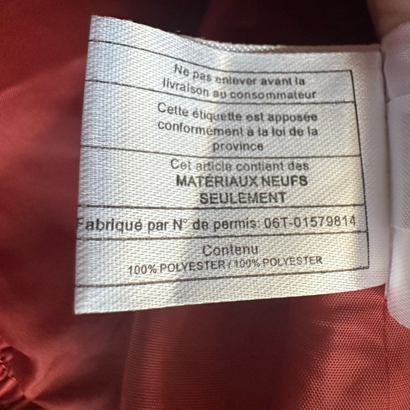 Tribal Women’s Textured Fitted Puffer Jacket – Red – Size L Stretch - Picture 10 of 15